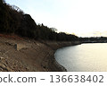 [Kanagawa Prefecture] Former National Route 413 emerges from the bottom of Lake Tsukui for the first time in decades due to a record drought 136638402