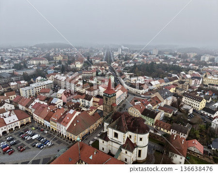 Cityscape Capturing Diversity, Wideangle Image Highlighting Historic Buildings And Vibrant City Life Cityscape Capturing Diversity, Wideangle Image Highlighting Historic Buildings And Vibrant City Life 136638476