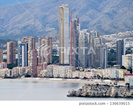 Peaceful Seaside Morning, Peaceful Early Morning Along Coast With Gentle Colors And Distant Mountains Peaceful Seaside Morning, Peaceful Early Morning Along Coast With Gentle Colors And Distant Mountains 136639015
