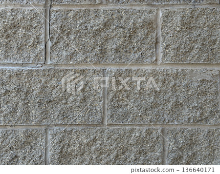 Rough Concrete Block Wall Texture Background Rough Concrete Block Wall Texture Background 136640171