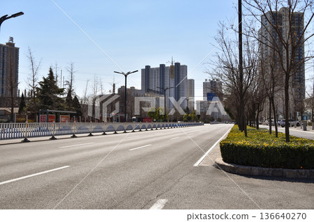 The Emplty Streets of Luoyang in China During Lockdown 136640270