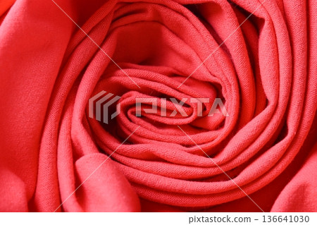 red texture of fabric textile, abstract image for fashion cloth design background red texture of fabric textile, abstract image for fashion cloth design background 136641030