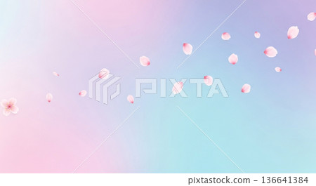 櫻花背景素材，適用於春季活動 136641384