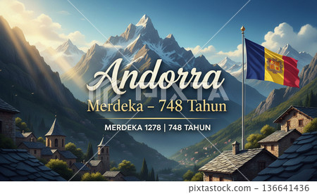 Andorra Independence / Anniversary Poster Andorra Independence / Anniversary Poster 136641436