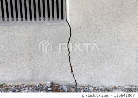 Cracks in concrete Cracks in concrete 136641807