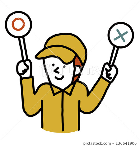 技術工人頭像 專業插畫頭像 技術工人頭像 專業插畫頭像 136641906