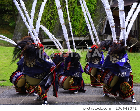 Performing Kagura at the Kagura Country Festival Performing Kagura at the Kagura Country Festival 136642071