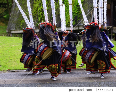 Performing Kagura at the Kagura Country Festival Performing Kagura at the Kagura Country Festival 136642084