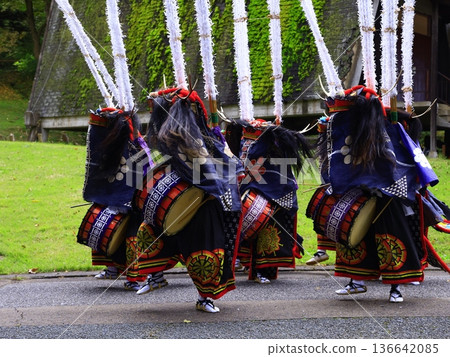 Performing Kagura at the Kagura Country Festival Performing Kagura at the Kagura Country Festival 136642085