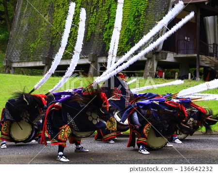 Iwate Prefecture Folk Performing Arts Performance Deer Dance Iwate Prefecture Folk Performing Arts Performance Deer Dance 136642232