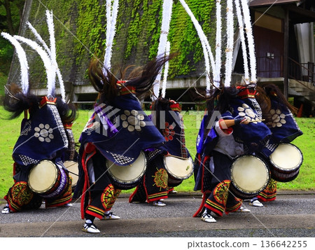 Iwate Prefecture Folk Performing Arts Performance Deer Dance Iwate Prefecture Folk Performing Arts Performance Deer Dance 136642255