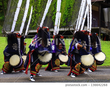Iwate Prefecture Folk Performing Arts Performance Deer Dance Iwate Prefecture Folk Performing Arts Performance Deer Dance 136642268