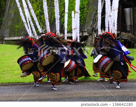 Iwate Prefecture Folk Performing Arts Performance Deer Dance Iwate Prefecture Folk Performing Arts Performance Deer Dance 136642280