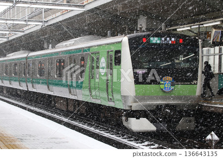 【JA】冬季埼京線E233系列車（40週年紀念塗裝） 136643135