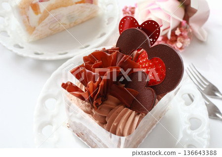 Cute chocolate cake Cute chocolate cake 136643388