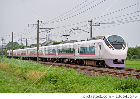 Joban Line Iwama-Hatori JR East E657 series K15 formation (Katsuta) Hitachi Tokiwa 136643570