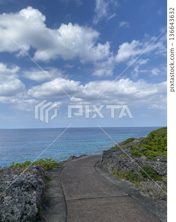 鹿兒島縣與論島美麗的海洋和熱帶風光 | 擁有清澈海灘的偏遠島嶼的絕美照片 136643632