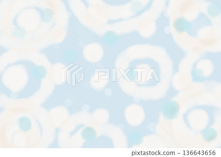 Stock Illustration: A gentle Japanese pattern light blue abstract pattern (image of rain and snow) 136643656