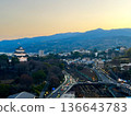Odawara Castle evening view 136643783