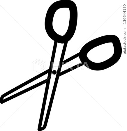 剪刀的圖標 136644150