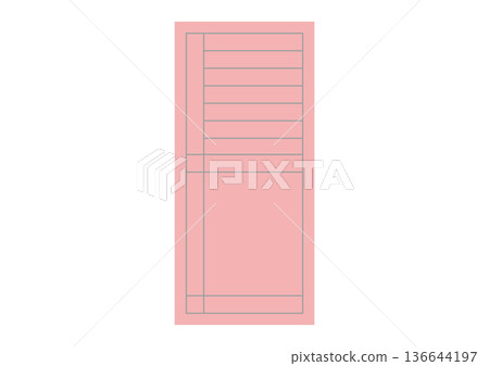 紅色票圖片 136644197