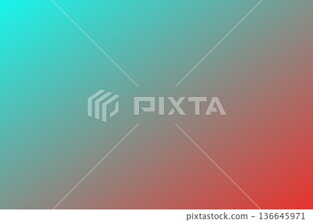 Aqua Red Vibrant Neon Gradient Background 136645971