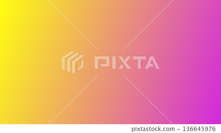 Bright Yellow Pink Vibrant Neon Gradient Background 136645976