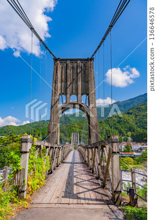 （長野縣）桃助橋，國家指定重要文化財產，秋季 136646578