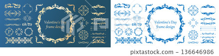 Antique frame set Antique frame set 136646986