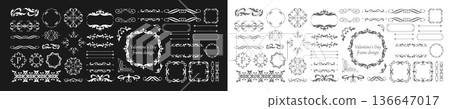 Antique frame set Antique frame set 136647017