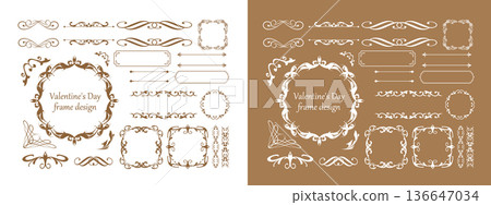 Antique frame set Antique frame set 136647034