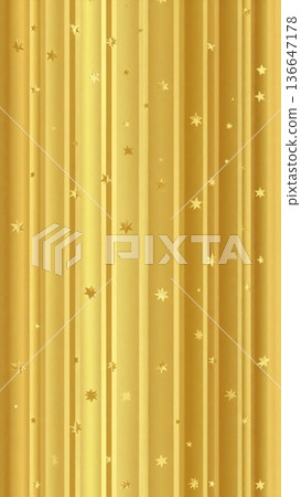 Golden Stripes Pattern Background with Metallic Shine and Festive Glitter 136647178