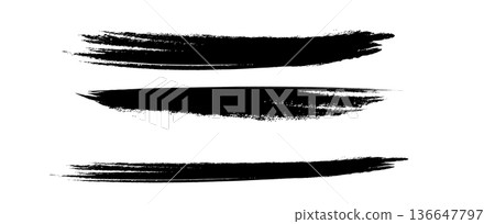 手繪日式墨水筆觸 手繪日式墨水筆觸 136647797