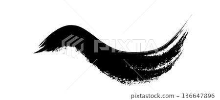 手繪日式墨水筆觸 136647896