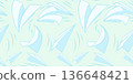 Seamless pattern with flying paper airplanes on a light background. Playful decorative texture symbolizing freedom, childhood, and creativity. 136648421
