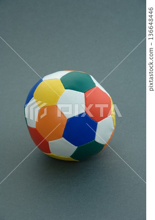 Multi color Balls closeup 136648446