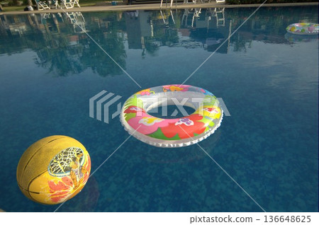 Football in the Swimming pool 136648625