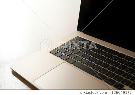 Work on laptop Work on laptop 136649172