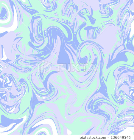 藍色彩色大理石紋壁紙 136649545