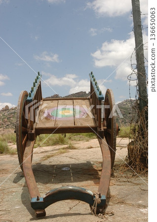 Bull cart Rural Area 136650063