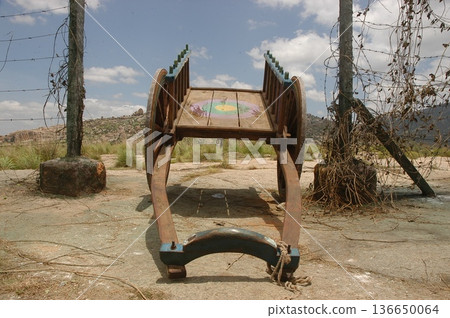 Bull cart Rural Area 136650064