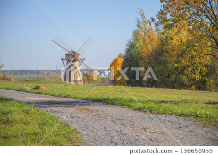 Belarusian village. 136650936