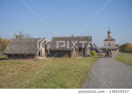 Belarusian village. 136650937