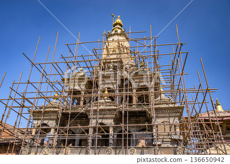 Nepalese Buddhist Temples in Kathmandu Nepalese Buddhist Temples in Kathmandu 136650942