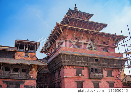 Nepalese Buddhist Temples in Kathmandu 136650943