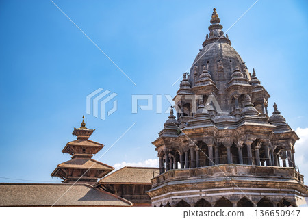 Nepalese Buddhist Temples in Kathmandu Nepalese Buddhist Temples in Kathmandu 136650947