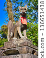 Fushimi Inari Taisha Shrine, Kyoto: Guardian foxes shining against the blue sky (Fushimi Ward, Kyoto City, Kyoto Prefecture) Fushimi Inari Taisha Shrine, Kyoto: Guardian foxes shining against the blue sky (Fushimi Ward, Kyoto City, Kyoto Prefecture) 136651438