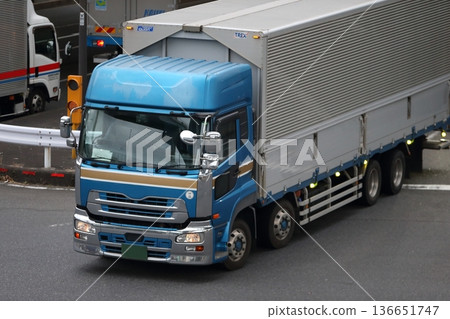 Logistics truck image Logistics truck image 136651747