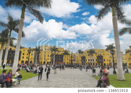 Plaza de Armas in Lima Plaza de Armas in Lima 136651918