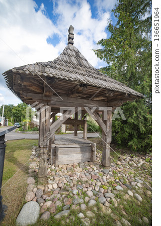 ancient city of Braslav on the lakes in Belarus. ancient city of Braslav on the lakes in Belarus. 136651964